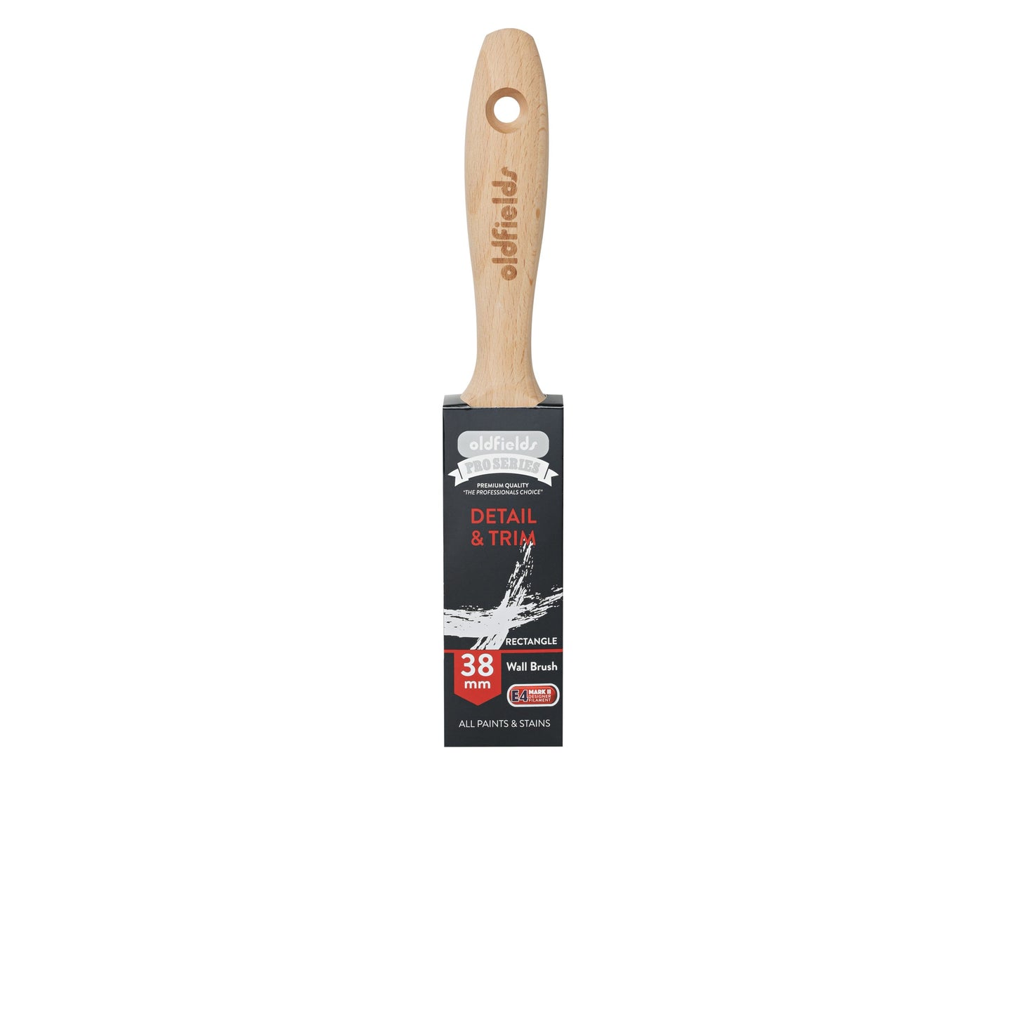 Pro Series Rectangle Wall Brush 1.5" image 2