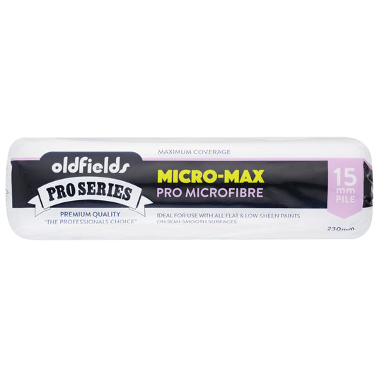 9" Pro Series Maximum Coverage Microfiber Roller - 0.6" Nap image 0
