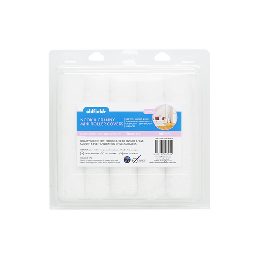 Nook & Cranny Microfiber Door & Trim Rollers (10 Pack) 6", 0.4" Nap image 0